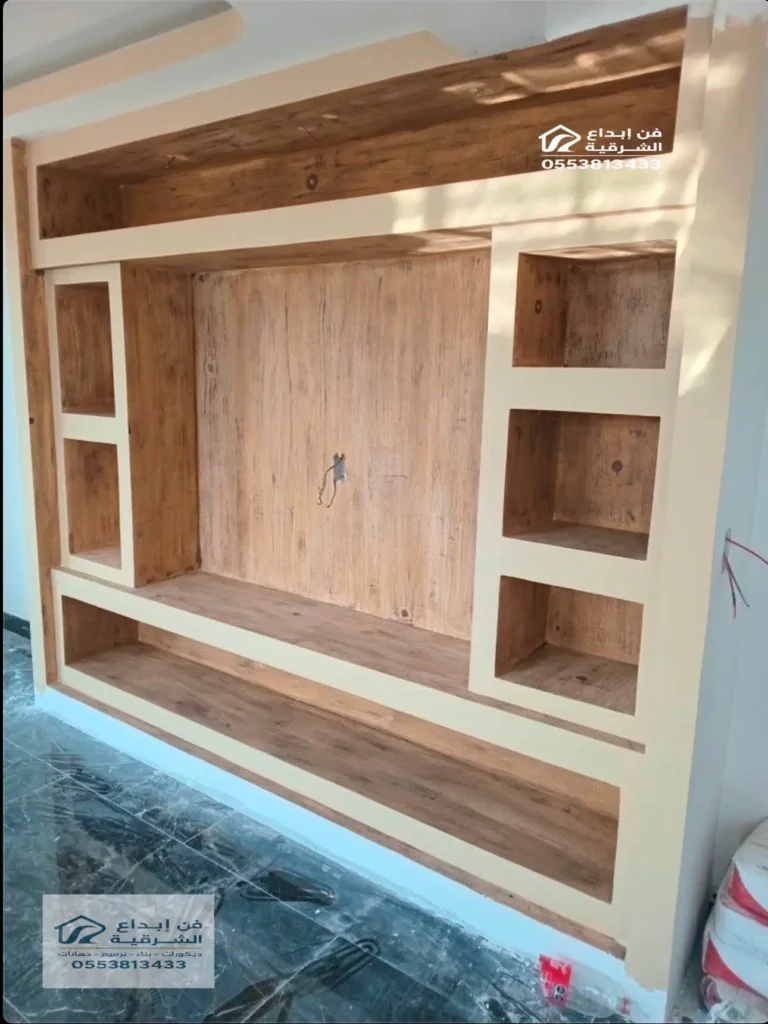تفصيل خزائن وطاولات تلفزيون في الخبر ت:0553813433 ورشة تصنيع دواليب ...