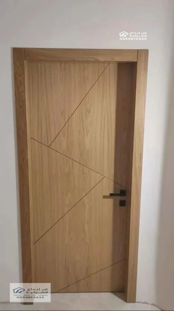 تركيب باب خشب في الخضرية