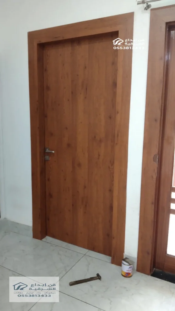 تصاميم ابواب خشب بالخبر
