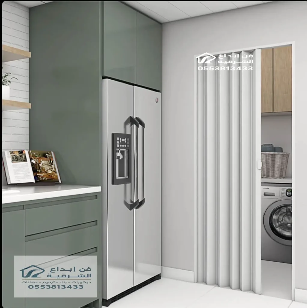 ابواب بلاستيك اكورديون حي اجيال الظهران