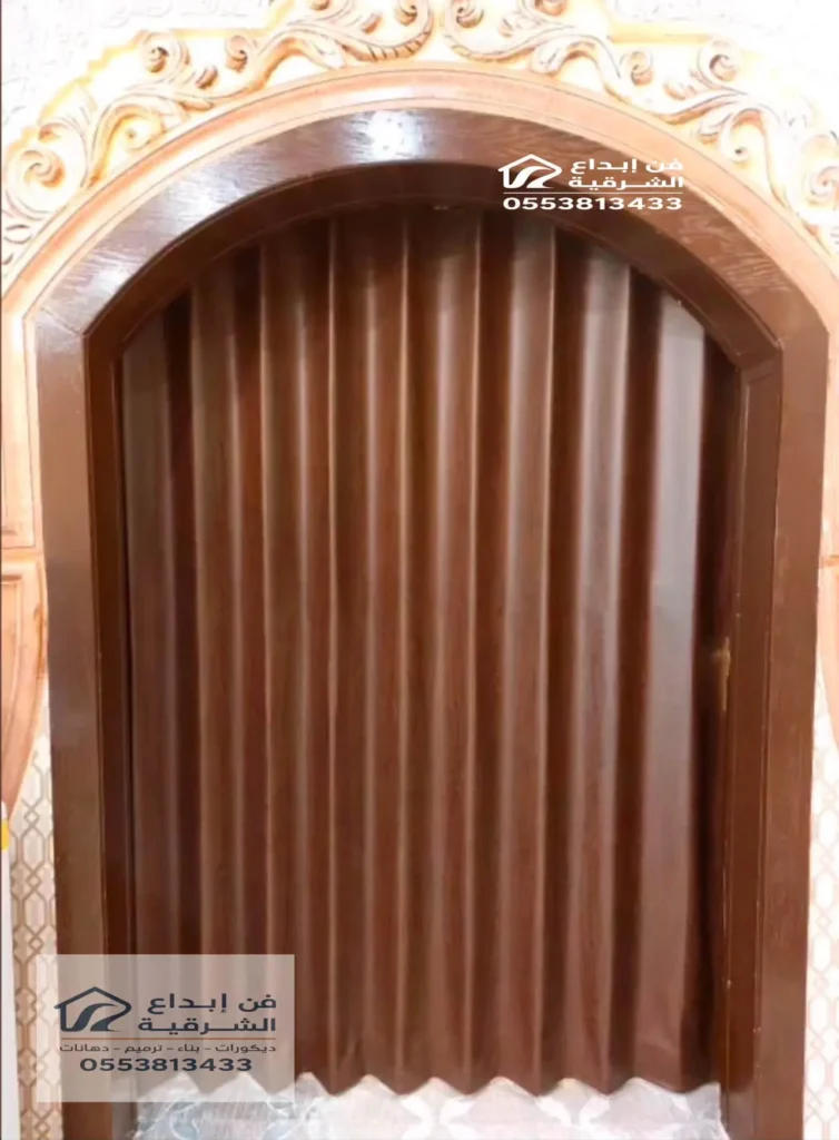 ورشة تفصيل ابواب اكورديون الجبيل