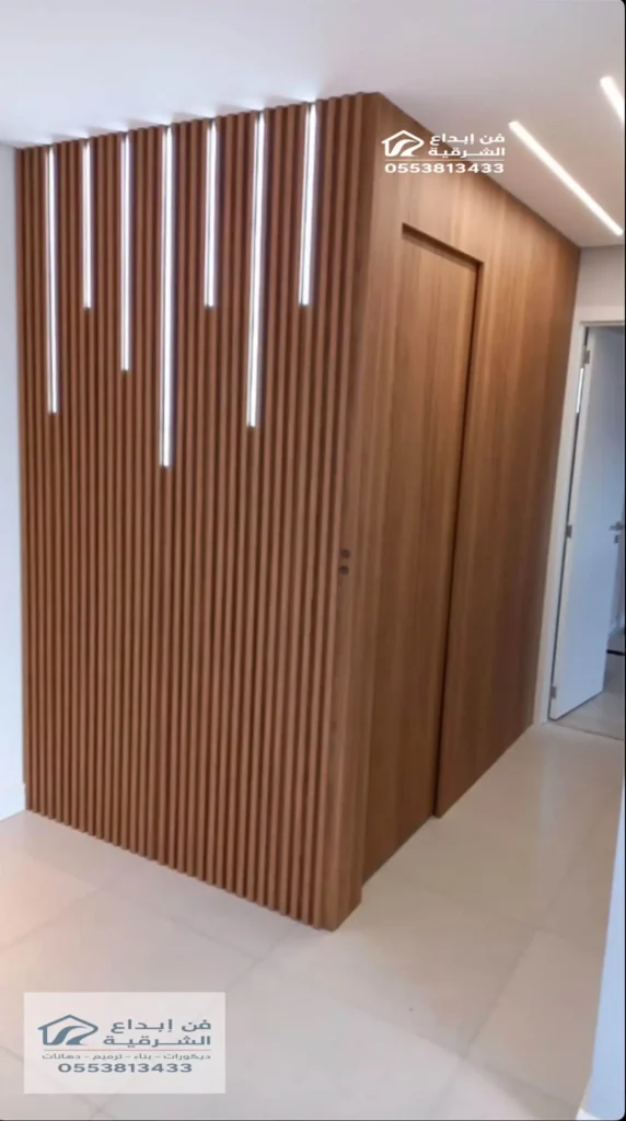 تلبيس باب بديل الخشب في الخبر