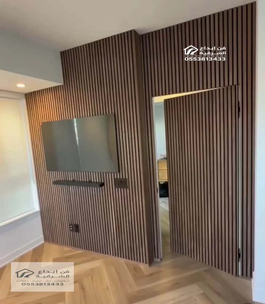 باب مخفي بديل الخشب حي الدوحة