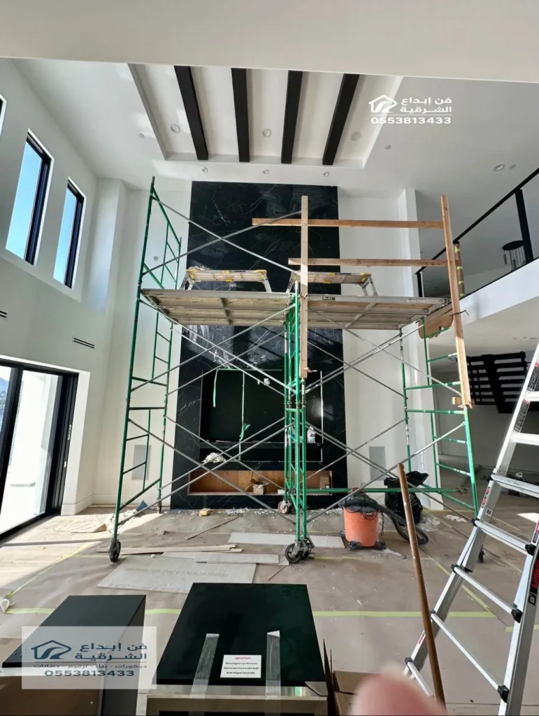 انشاء مباني حي العزيزية