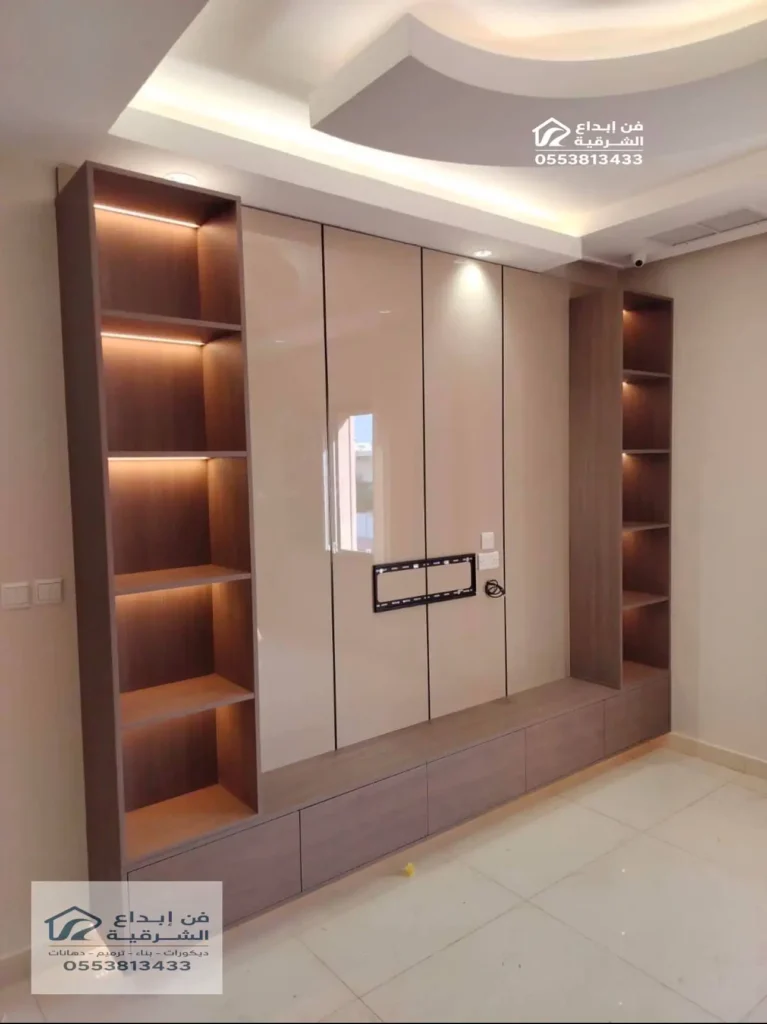 تركيب ديكور شاشة تلفزيون في القطيف