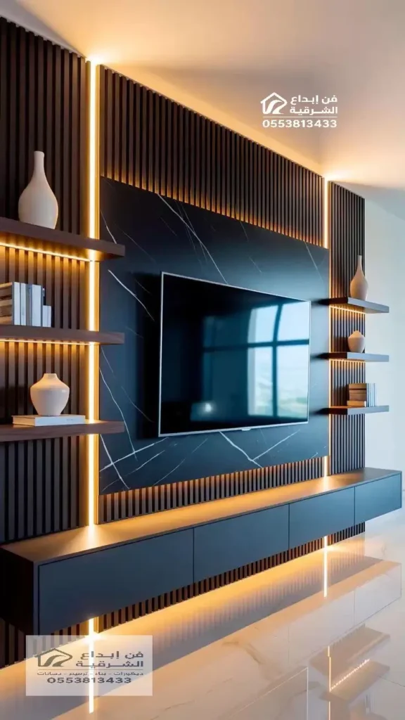 فني تركيب ديكور شاشة بالشرقية