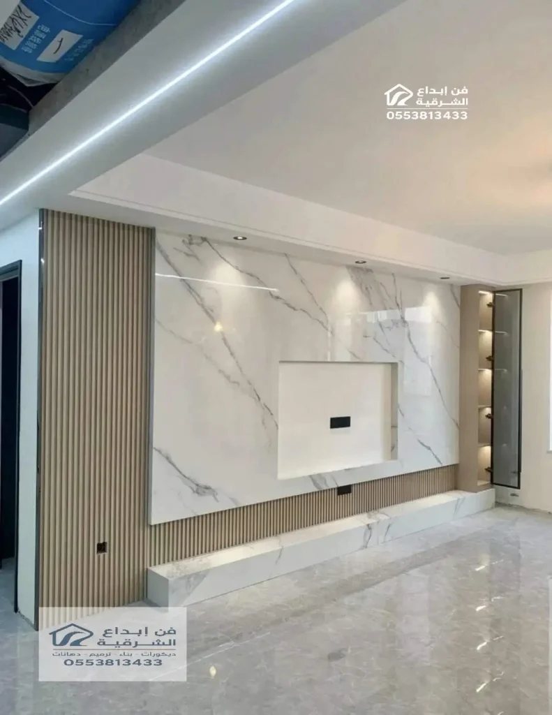 ديكورات خلفيات تلفزيون شاشه جداري في الخبر