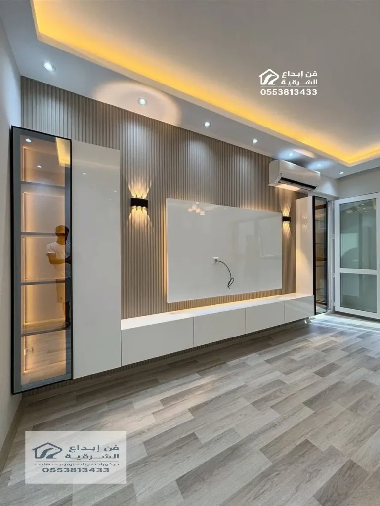 ديكور شاشة تلفاز في حي العزيزية الخبر